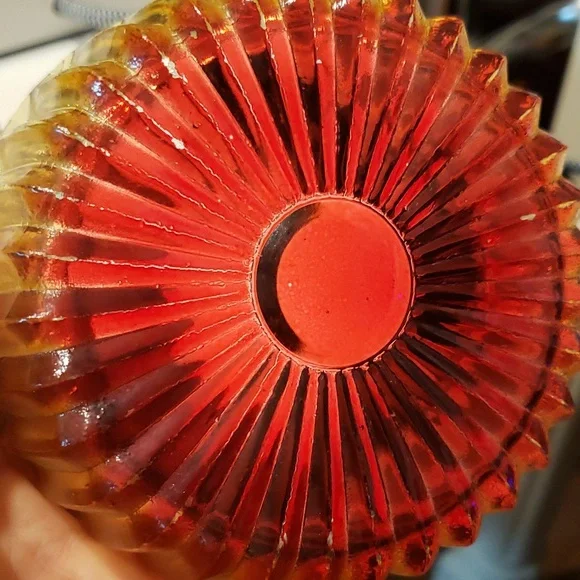 Adorable Art Deco glass powder dish with Lipstick holder - Picture 8 of 10